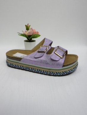 Klapki damskie na koturnie (36-41) FB209 PURPLE