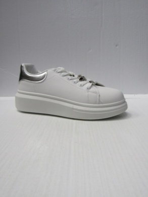 Buty sportowe damskie na płaskim (36-41) LL1992 SILVER