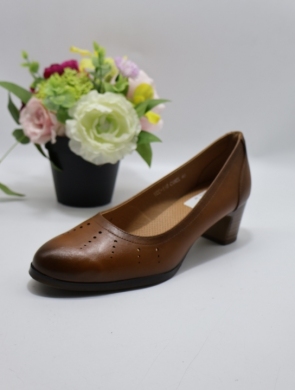 Czółenki damskie na obcasie (36-41) YCC-110 CAMEL