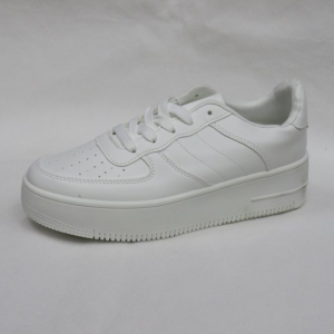Buty sportowe damskie na płaskim (36-41) J190 ALLWHITE