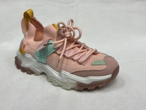 Sneakersy damskie niskie (36-41) YB-201 PINK