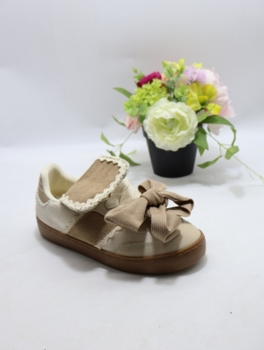 Buty sportowe damskie na płaskim (36-41) 9015 BEIGE