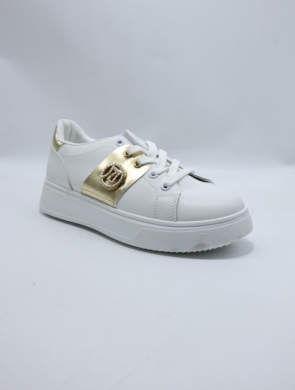 Buty sportowe damskie na płaskim (36-41) JD-30 WHITE