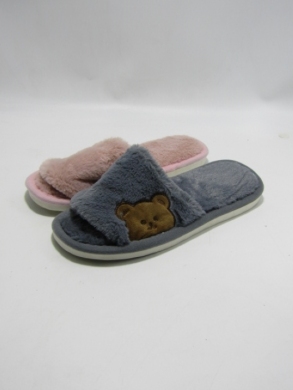 Kapcie damskie ocieplane (36-41) B23-4 MIX