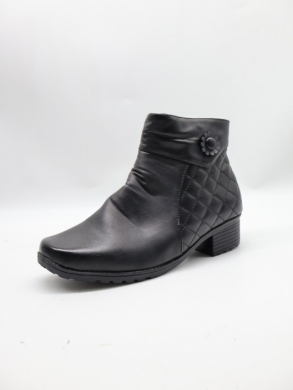 Botki damskie ocieplane na obcasie (37-42) AT3012 BLACK
