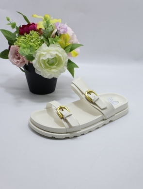 Klapki damskie na płaskim (36-41) ST06 WHITE