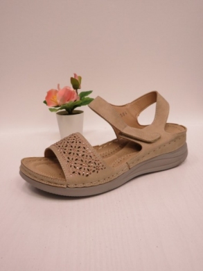 Sandały damskie na koturnie (36-41) HU504 KHAKI