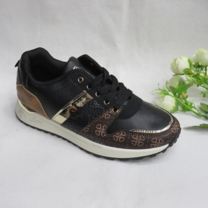 Buty sportowe damskie na płaskim (36-41) 9231-1 BLACK