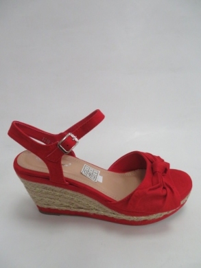 Sandały Damskie na koturnie (36-41) 1819 RED
