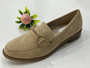 Mokasyny damskie na płaskim (36-41) 28880 CAMEL