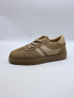 Buty sportowe damskie na płaskim (36-41) B878 KHAKI