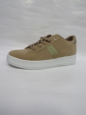 Buty sportowe damskie na płaskim (36-41) QS-19 BEIGE