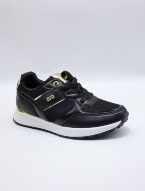 Buty sportowe damskie na płaskim (36-41) 6782 BLACK