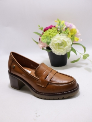 Półbuty damskie na obcasie (36-41) YCC-117 CAMEL