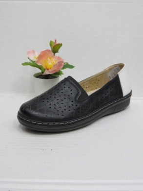 Półbuty damskie na płaskim (36-41) 8201-1 BLACK