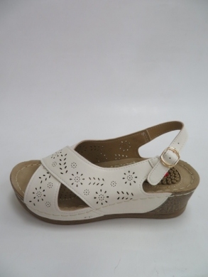 Sandały Damskie na koturnie (36-41) KS-9115 WHITE