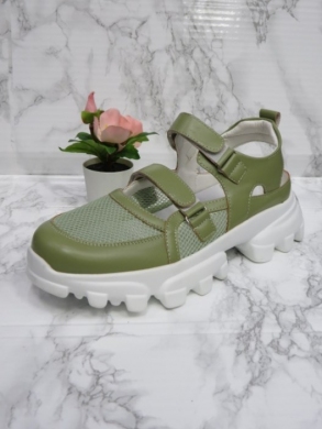 Sandały damskie na płaskim (36-41) A21-7632 GREEN