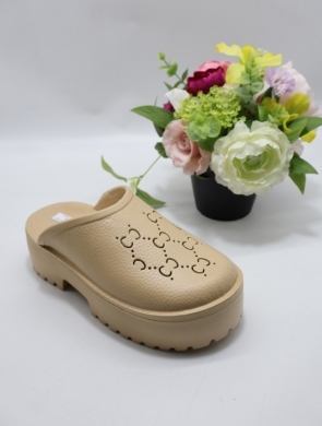 Kroksy damskie (36-41) BJ691 KHAKI