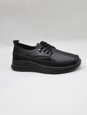 Półbuty damskie na płaskim (36-41) BK-623 BLACK