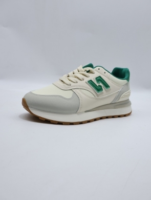 Buty sportowe damskie na płaskim (36-41) 24069 GREEN