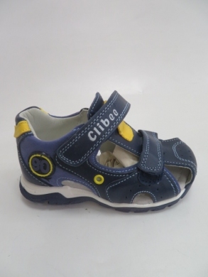 Sandały chłopięce (26-31) AB242 BLACK/YELLOW