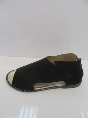Półbuty damskie na płaskim (36-41) GD-FL821 BLACK