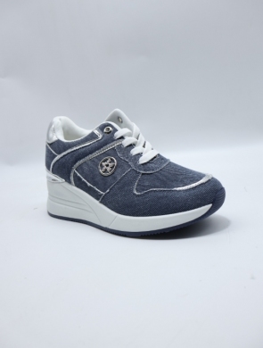 Buty sportowe damskie na koturnie (36-41) LDLJ-178 NAVY