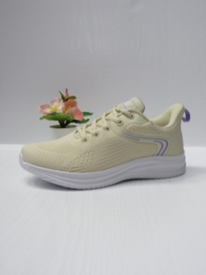 Buty sportowe damskie na płaskim (36-41) LXC 8451-H BEIGE/LILAC
