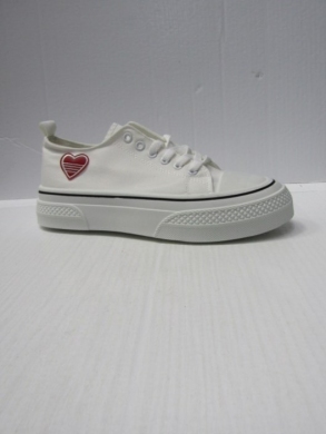 Trampki damskie na płaskim (36-41) LL1870 WHITE