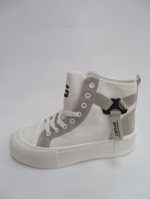 Trampki damskie na koturnie (36-41) XK-29 WHITE