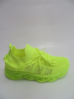 Buty sportowe damskie na płaskim (36-41) 88-53 YELLOW