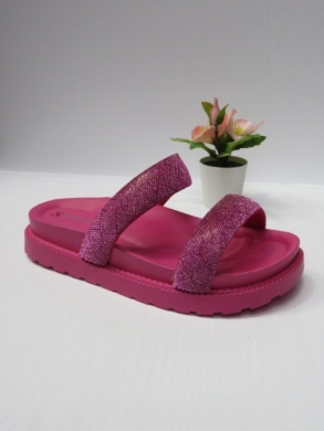Klapki damskie na płaskim (36-41) XY31 FUCHSIA