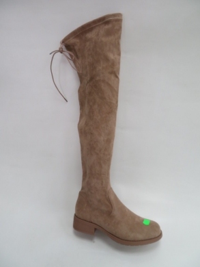 Kozaki damskie jesienne na płaskim (36-41) 4833 BEIGE