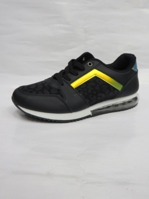 Buty sportowe damskie na płaskim (36-41) LS2120 BLACK