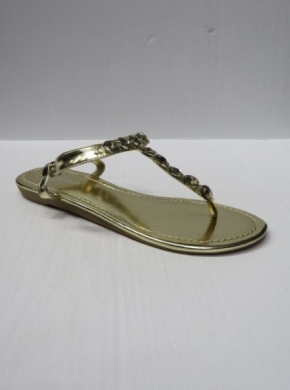 Sandały damskie na płaskim (36-41) 1088 GOLD