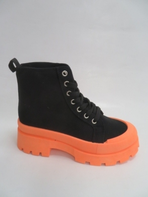 Trampki damskie na koturnie (36-41) PC128 ORANGE