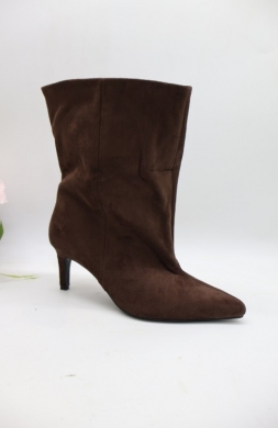 Botki damskie na szpilce (36-41) LA3151 BROWN