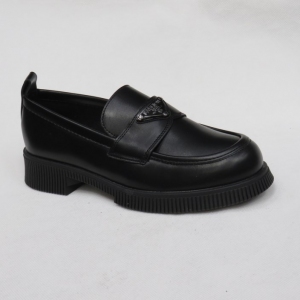 Mokasyny damskie na płaskim (36-41) 3205 BLACK