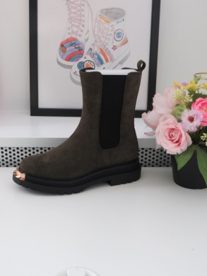 Botki damskie na płaskim (36-41) RXJ218 GREEN