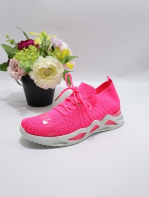 Buty sportowe damskie na płaskim (36-41) REB-K056 FUSHIA