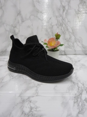 Buty sportowe damskie na płaskim (36-41) 0578 BLACK/BLACK