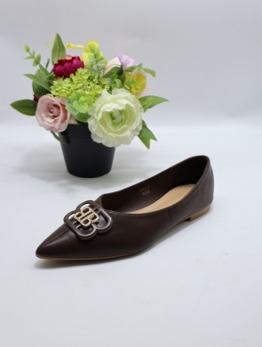 Baleriny damskie (36-41) 9710 BROWN