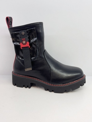 Botki dziewczęce ocieplane (32-37) WD-11 BLACK