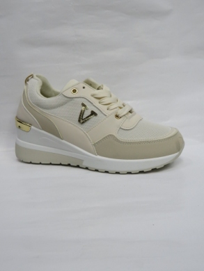 Buty sportowe damskie na koturnie (36-41) XKB-38 BEIGE