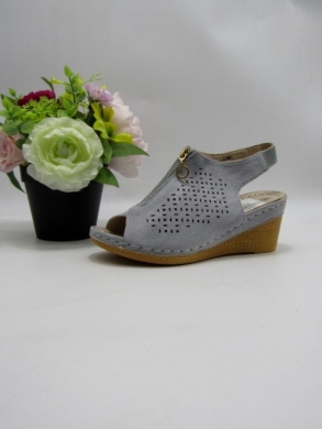Sandały damskie na koturnie (36-41) 7AA224 GREY