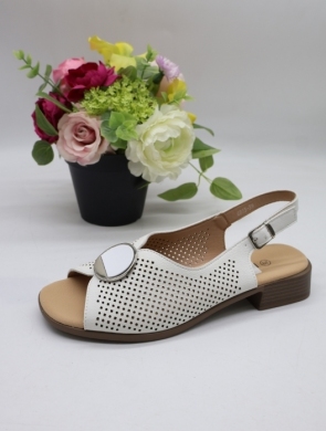 Sandały damskie na płaskim (36-41) 6883 WHITE