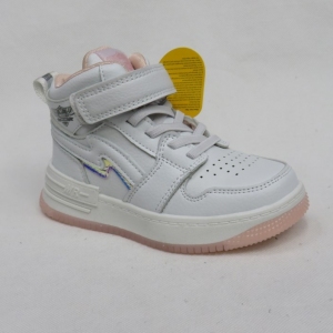 Buty sportowe dziewczęce (22-27) P808B WHITEPINK