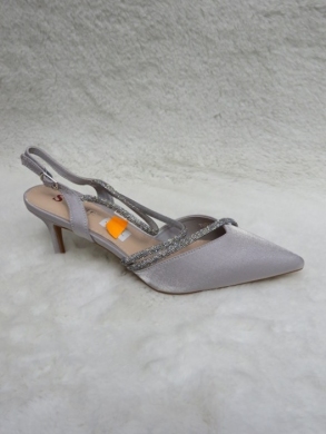 Sandały damskie na szpilce (36-41) TU222 GREY