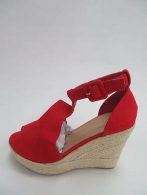 Sandały Damskie na koturnie (36-41) 108-11 RED