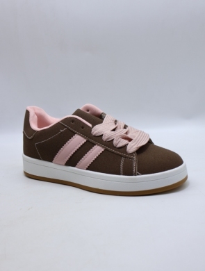 Buty sportowe damskie na płaskim (36-41) W157 COFFE
